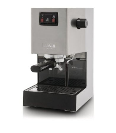 Gaggia Classic RI8161 Coffee Machine with Professional Filter Holder - Stainless Steel Body