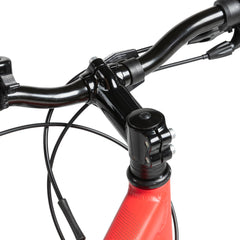 Decathlon Rockrider ST100, 21 Speed Mountain Bike, 27.5", Unisex, Red, Medium